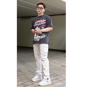 Pantalon cargo unisexe épais en tissu Oxford, kaki, absorbant l'humidité, toutes saisons, pour le travail et le bureau, vente en gros, fabriqué au Vietnam - Product Image 3