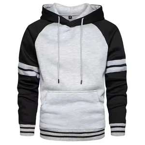 Unique Design <b>Black</b> Grey Color Hoodies For <b>Men</b> Anti- Bacterial Long Sleeves Cotton Fabric New Popular Pullover Hoodies For <b>Men</b> - Product Image 1