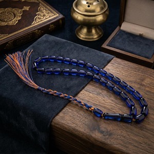 New Design Color Prayer Beads Islamic Tasbih Resin Tassel Rosary <b>Tesbih</b> Prayer Beads for Muslim Ramadan - Product Image 5