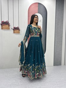 ชุดสูทงานปักผ้า Georgette sequnce - Product Image 4
