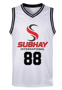 SI Men's 100% Polyester Fiber Breathable Quick Dry Anti-Bacterial <b>Plus</b> <b>Size</b> O-Neck Heat Transfer Printed <b>Mesh</b> Sleeveless - Product Image 4