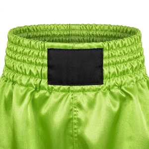 Shorts de Muay Thai, taille universelle, tissu satiné, pour entraînement et compétition de boxe - Product Image 4