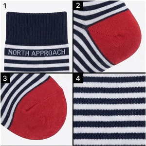 Crew <b>Socks</b> Geometric Pattern Blue Breathable <b>Running</b> <b>Socks</b> for Adults Spring Season - Product Image 4