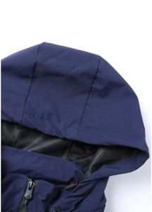 Veste bomber coupe ajustée unisexe, technologie coupe-vent, veste décontractée pour la pêche en plein air, fermeture éclair, veste légère et tendance - Product Image 4
