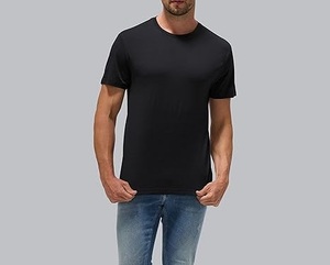 Camisetas de Lana 100% Merino para Hombre, Cuello Redondo, Corte Ajustado, Transpirables, Ecológicas, de Secado Rápido, Anti-Pilling, Teñidas en Color Liso - Product Image 2