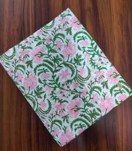 Tissu en coton indien fait main en gros, tissu imprimé à la main Sanganeri de Jaipur, matière première pour la confection de vêtements - Product Image 3