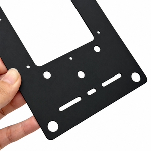 Placa de Montaje de Aluminio Negro Personalizada OEM para Refrigeración Líquida, 5052 6061, Marco de Soporte de Chapa Metálica de Precisión para Sistema de Refrigeración de Servidores de IA - Product Image 5
