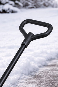 Pousse-neige robuste de 126 cm avec poignée en D, lame en acier, pelle à neige pour allée, trottoir, outils d'hiver, couleur orange ODGWTO006 - Product Image 5