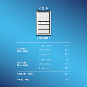 Caja Fuerte Conqueror Safe 4 para Activos Industriales de Alto Valor, Caja Fuerte Ignífuga de Acero con Máxima Capacidad, Sistema de Pernos de Acero Sólido - Product Image 2