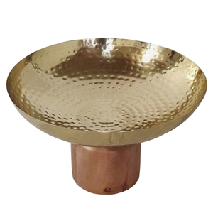 Tazón de Metal de Alta Calidad para Centro de Mesa de Boda, Tazón de Servir de Metal, Utensilios de Cocina, Tazón Multiusos, Color Dorado - Product Image 2