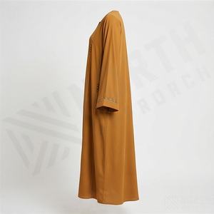 Ropa Islámica Personalizada para Mujer, Abaya Musulmana Holgada y Elegante, Color Personalizado, Talla Grande, Abaya con Mangas Murciélago y Cinturón Interior - Product Image 3