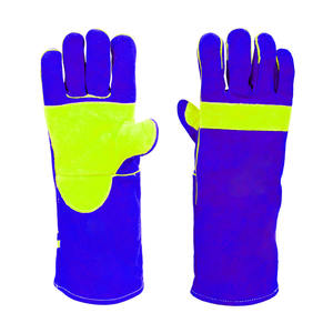 Guantes de Soldadura Reforzados de Cuero Vacuno de Primera Calidad, Resistentes a la Abrasión, para Bomberos y Construcción - Product Image 5