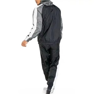 Custom logo Jogger set Nylon Polyester Summer Windbreaker Zipper Sweatsuit Sets Breathable Comfortable High Street <b>Tracksuit</b> - Product Image 5