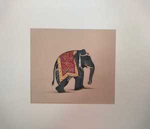Handmade <b>Elephant</b> Painting Canvas Wall <b>Decor</b> Hand Painted Traditional Artwork for Home Living Room Office Hotel Interior Gift - Product Image 6