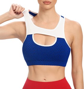 Hot Sale Sports <b>Bra</b> Oem Service Latest Design Quick Dry Premium Quality Best Colors White And <b>Blue</b> Trending Sports <b>Bra</b> For Women - Product Image 2