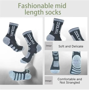 Calcetines Deportivos Cómodos y Suaves, Transpirables, Absorbentes de Sudor, Mezcla de Spandex/Poliéster, para Verano, Running, Baloncesto, Fútbol - Product Image 3