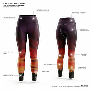 Leggings de yoga personnalisés pour femmes, imprimés sur mesure, en polyester, pour le fitness, la course à pied, l'entraînement, pantalons ajustés sans couture, très demandés - Product Image 2