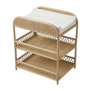 Table à langer en rotin pour bébé, commode, meubles pour enfants, chambre de bébé, rangement tressé, prix d'usine, pas cher, haute qualité, vente chaude en gros - Product Image 1