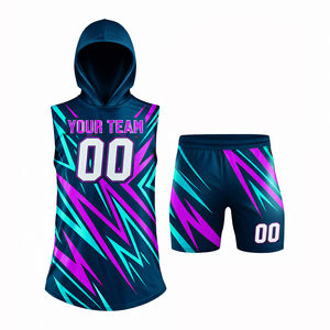 Tenues d'équipe personnalisées à bas prix avec nom et numéros d'équipe, service OEM sublimé pour football 7V7, nouveau design - Product Image 1