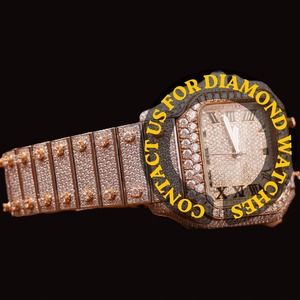 Montre Hip Hop de qualité supérieure pour hommes avec un design audacieux et un style luxueux en zircon cubique, prix de gros - Product Image 1