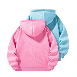 Color Block Winter Lined Boys Eco-Friendly Breathable Customizable Hoodie Pullover Sweatshirt Long Sleeve Fleece - Product Image 2