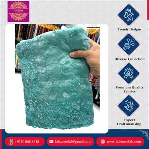 Sari Elegante y Suave de Estilo Tradicional con Hilo Grueso de Primera Calidad para Mujer, para Ocasiones Especiales, Bodas, Fiestas, Largo hasta el Suelo - Product Image 2