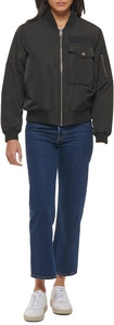 Hot Selling <b>Men's</b> High Street Canvas Utility <b>Flight</b> Bomber <b>Jacket</b> Outerwear Long Sleeve Zipper Windproof 2026 - Product Image 3
