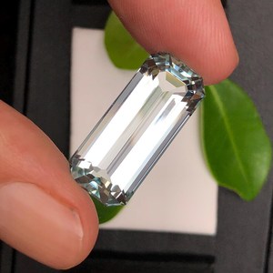 Piedra Preciosa de Aguamarina, Corte Octogonal Azul Hielo, Gema Suelta Natural, Cristal de Colección de Alta Calidad - Product Image 4