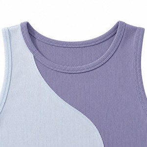 Camiseta Deportiva sin Mangas para Mujer, Diseño Nuevo, 95% Algodón, 5% Elastano, Secado Rápido, Ropa Deportiva, Camiseta Estampada para Entrenamiento - Product Image 6