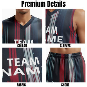 Conjunto de Uniforme de Baloncesto Unisex Sublimado, Transpirable, Talla Grande, Secado Rápido, Invierno, Nuevo Diseño 2026 - Product Image 6