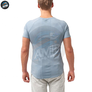 Wholesale Custom Logo Men's Gym T-<b>Shirts</b> Solid Breathable Canvas Fabric High Quality <b>100</b>% <b>Polyester</b> O-Neck Custom T-<b>Shirts</b> - Product Image 2