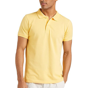 Camisetas de Golf Antiarrugas de Poliéster/Algodón Baratas al por Mayor, con Logotipo Bordado Personalizado, Estampado, Lisas, Estilo Waffle - Product Image 6