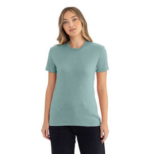 T-shirts à manches courtes à col rond personnalisés Next Level Apparel pour femmes N6210, 60% coton peigné, 40% polyester, matière jersey CVC - Product Image 1