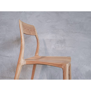 Silla de comedor de madera de teca maciza para hotel, villa, restaurante, resort, venta al por mayor personalizada - Product Image 3