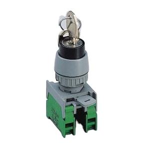 Interruptor de Llave con Retorno por Resorte de 3 Posiciones y 30 mm, IP65 (KSR303), 6A, 1NO, 120V - Product Image 6