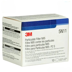 แผ่นกรองอนุภาค 5N11 N95 ออกแบบมาสำหรับอนุภาคที่ไม่ใช่น้ำมัน ใช้สำหรับทำความสะอาด ทาสี และขัดทราย - Product Image 5