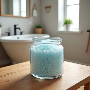 Cristaux de sel de l'Himalaya à la lavande botanique Calm Haven pour gommage corporel, écologiques, anti-stress, avec huile parfumée, emballage refermable sculpté - Product Image 6