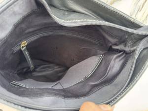 Bolso de mano de cuero auténtico con flecos de piel de vaca estilo occidental para mujer, elegante y de gran venta, con pelo de piel, bolsos bohemios de la India - Product Image 6