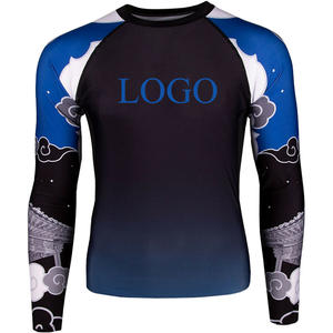 Prix d'usine Rashguard BJJ sublimé à manches longues pour homme, vêtements de combat d'arts martiaux, vêtements de compression pour lutte et grappling - Product Image 4