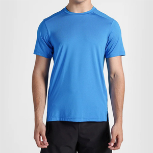 T-shirt personnalisé avec logo, vente en gros, t-shirt streetwear pour hommes, tendance, séchage rapide, écologique, respirant, confortable, prix bas - Product Image 1