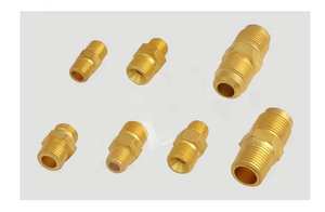 Raccords en laiton robustes polis et forgés – Connecteurs filetés fiables pour applications industrielles (air/eau/huile) - Product Image 2