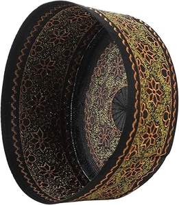 Nouveau design 2026 – Bonnets de prière musulmans en gros pour adultes, respirants, personnalisables (design et couleurs), bonnets de Namaz pour hommes, service OEM - Product Image 3