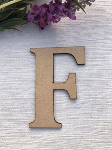 Elegante Alfabeto de Madera MDF Ecológico para Decoración de Habitaciones Infantiles, Letras con Nombre Personalizado, Decoración de Pared para Guardería, Hecho a Mano y Pulido - Product Image 3