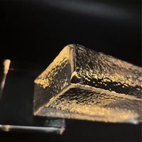 Bloc de verre creux carré en cristal K9 gravé au laser, 8 cm, brique de verre décorative pour les murs de séparation de salle de bain et d'escalier, décoration intérieure