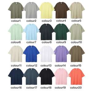 Camiseta de algodón extragrande con lavado ácido para hombre, estilo hip hop, moderna, informal, de verano, de manga corta - Product Image 1