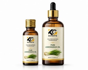 Huile Essentielle de Citronnelle du Tamil Nadu 100% Pure et Naturelle de Qualité Supérieure, Distillée à la Vapeur, pour Aromathérapie et Soin du Visage, par Kodai Global Export - Product Image 1