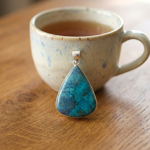 <b>Top</b> Quality Shattuckite 925 Sterling Silver Pendant <b>Rose</b> Gold Yellow Gold Plated Handmade Boho Gemstone Jewelry Christmas Gift - Product Image 5