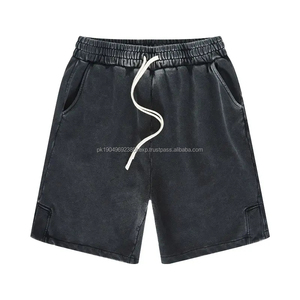 Shorts baggy pro pour hommes en gros sur mesure avec poches de lavage de pierre 100% coton nouveau Design pour vêtements d'entraînement d'équipe de sports d'été - Product Image 4