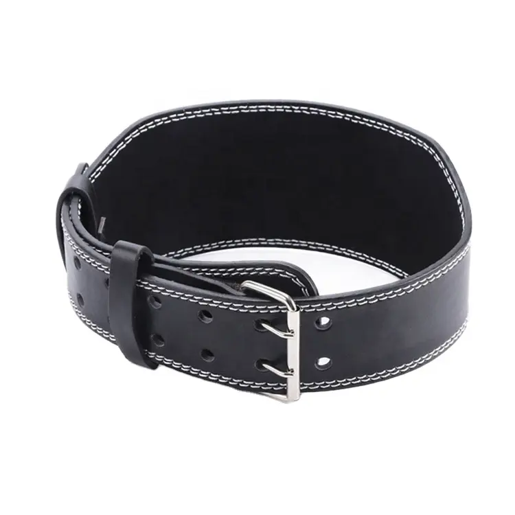 Cowhide Leather Weightlifting Belt Gym Power Lifting Fitness Exercise Bodybuilding Dipping Gym Power Lifting Belt