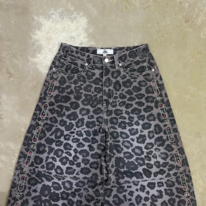 Pantalones vaqueros holgados de mezclilla para mujer, de cintura alta, estilo vintage, de pierna ancha, personalizados, de alta calidad, ¡los más vendidos! - Product Image 5